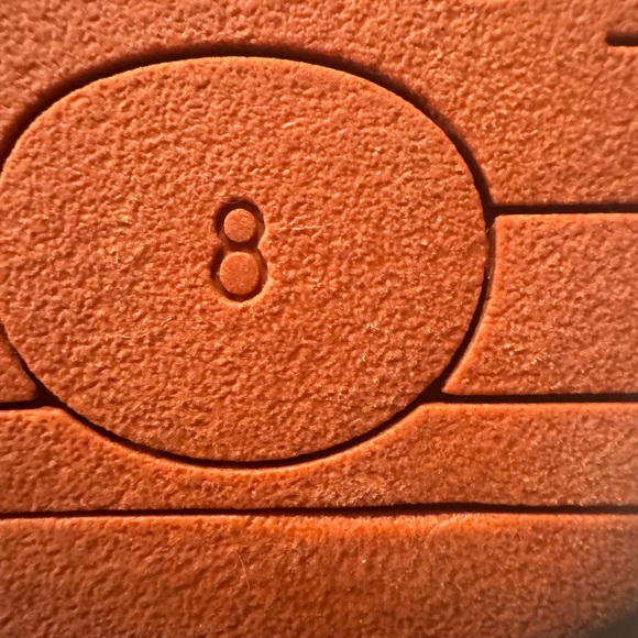 BearPaw Orange Suede Boots 8 - Picture 6 of 11